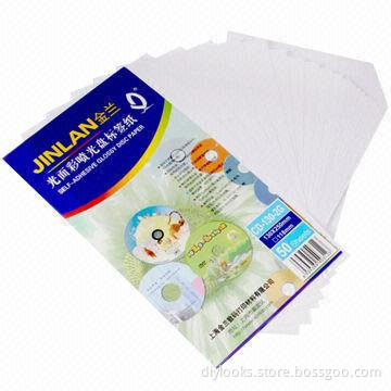 Self-adhesive Sticker, Glossy CD Label Disc Paper